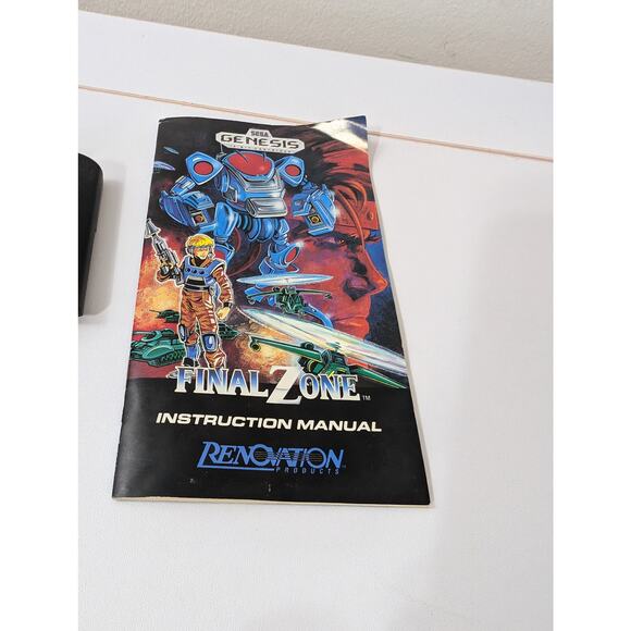 Final Zone Sega Genesis CIB EUC Tested Working Motoi Sakuraba Wolf Team - Picture 4 of 6